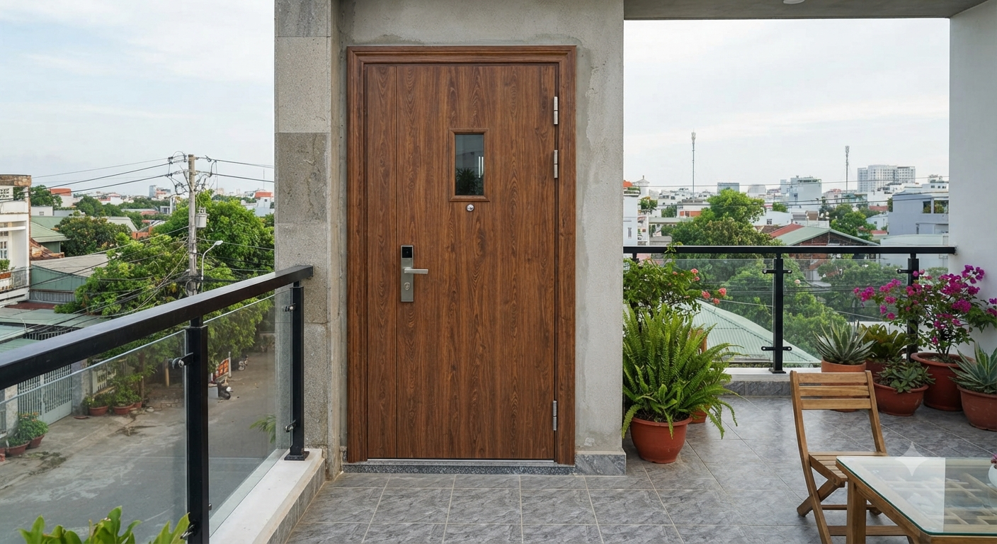 Cửa ban công, cửa sân thượng – Chống chịu thời tiết và tăng cường an ninh